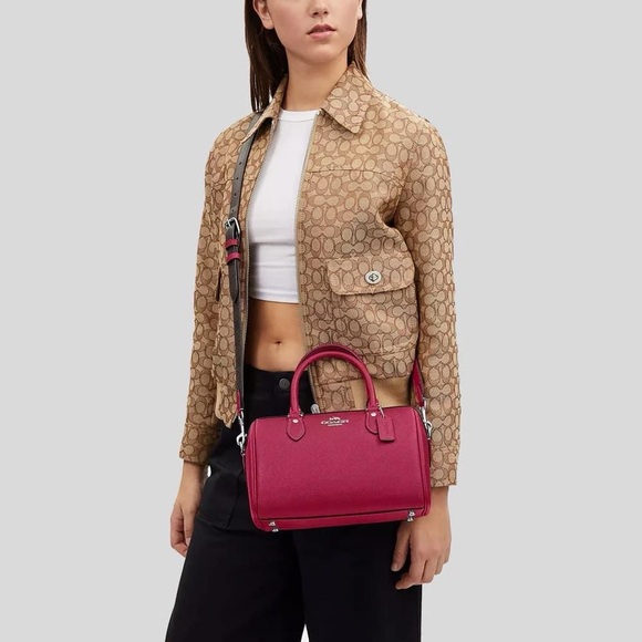 CH322 - Coach Rowan Satchel with Signature Canvas Detail - Picture 13 of 14